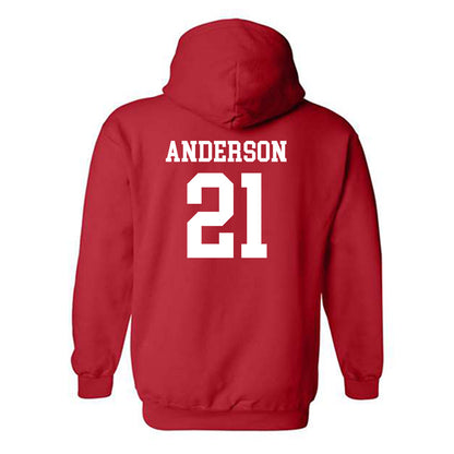 Rutgers - NCAA Football : Devonte Anderson - Classic Shersey Hooded Sweatshirt-1