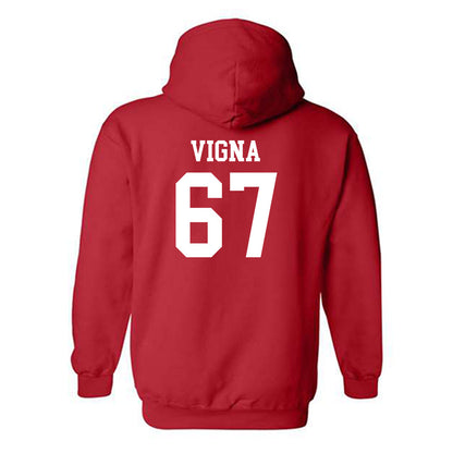 Rutgers - NCAA Football : Christopher Vigna - Classic Shersey Hooded Sweatshirt-1