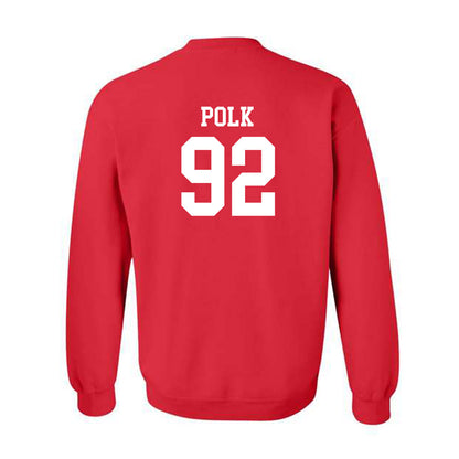 Rutgers - NCAA Football : Jermaine Polk - Classic Shersey Crewneck Sweatshirt-1