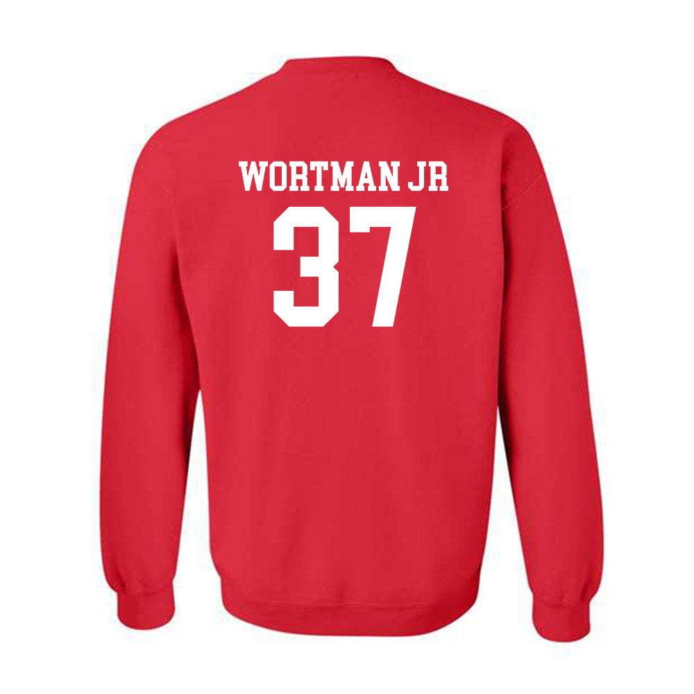 Rutgers - NCAA Football : RJ Wortman Jr - Classic Shersey Crewneck Sweatshirt-1