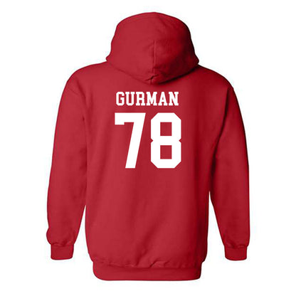 Rutgers - NCAA Football : Miron Gurman - Classic Shersey Hooded Sweatshirt-1