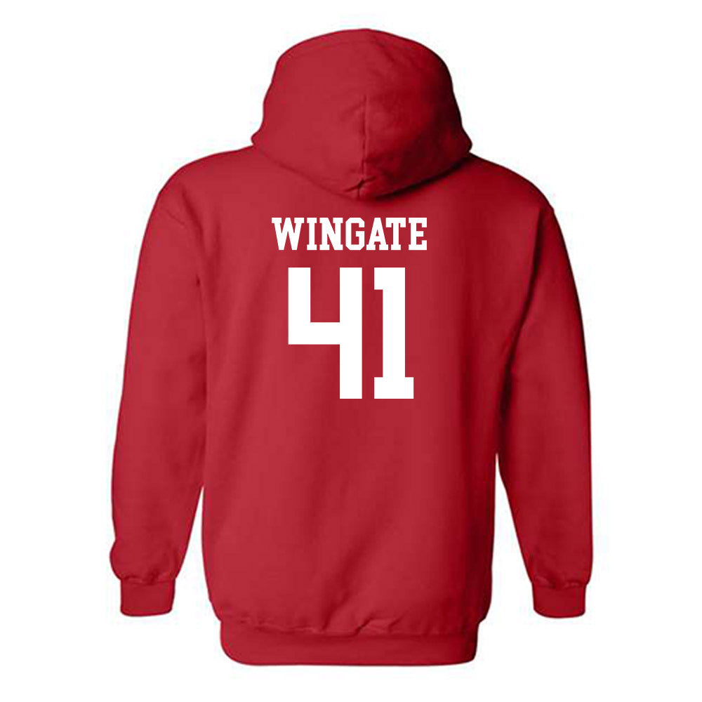 Rutgers - NCAA Football : Riley Wingate - Classic Shersey Hooded Sweatshirt-1