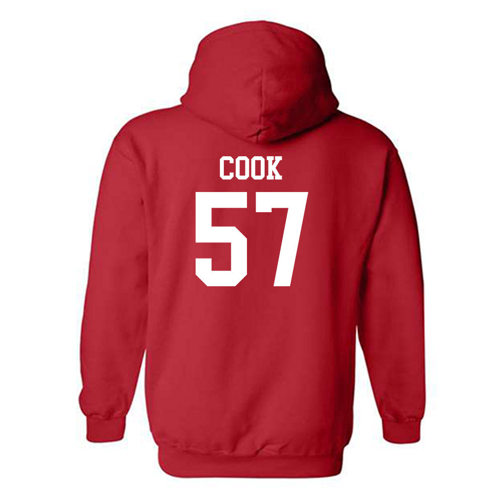 Rutgers - NCAA Football : Isaiah Cook - Classic Shersey Hooded Sweatshirt-1