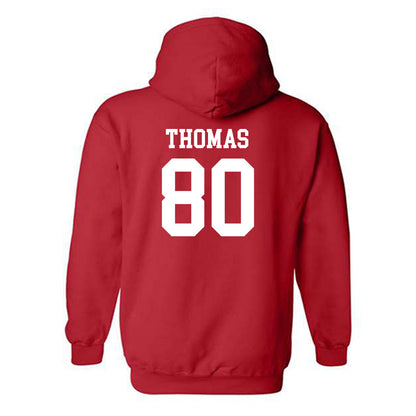 Rutgers - NCAA Football : Michael Thomas - Classic Shersey Hooded Sweatshirt-1