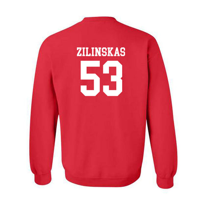 Rutgers - NCAA Football : Hank Zilinskas - Classic Shersey Crewneck Sweatshirt-1