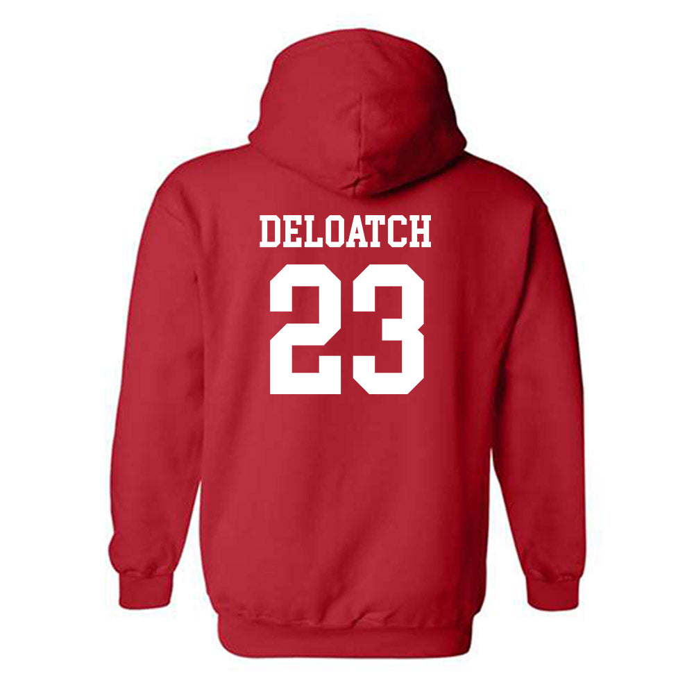 Rutgers - NCAA Football : Isaiah Deloatch - Classic Shersey Hooded Sweatshirt-1