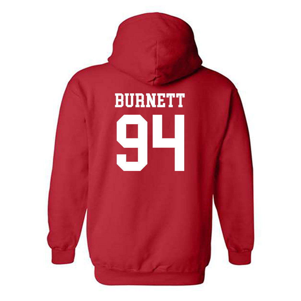 Rutgers - NCAA Football : Jdan Burnett - Classic Shersey Hooded Sweatshirt-1
