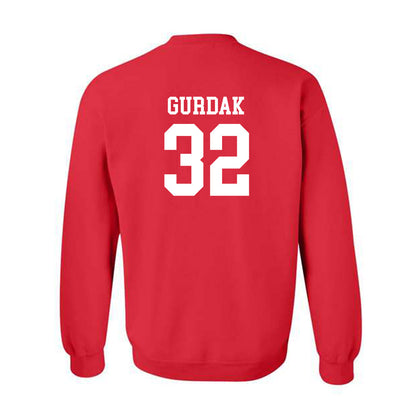 Rutgers - NCAA Men's Basketball : Christian Gurdak - Classic Shersey Crewneck Sweatshirt-1