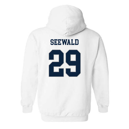 Xavier - NCAA Women's Lacrosse : Julia Seewald - Classic Shersey Hooded Sweatshirt-1