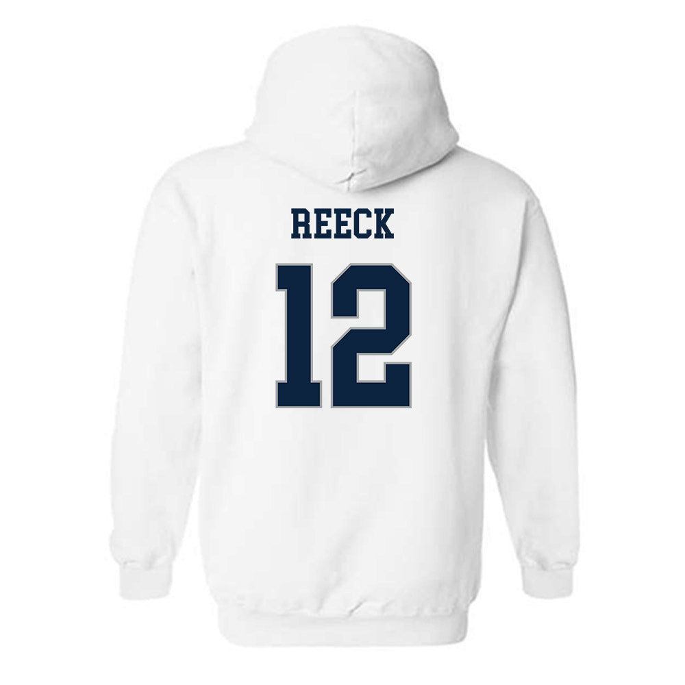 Xavier - NCAA Women's Lacrosse : Haley Reeck - Classic Shersey Hooded Sweatshirt-1