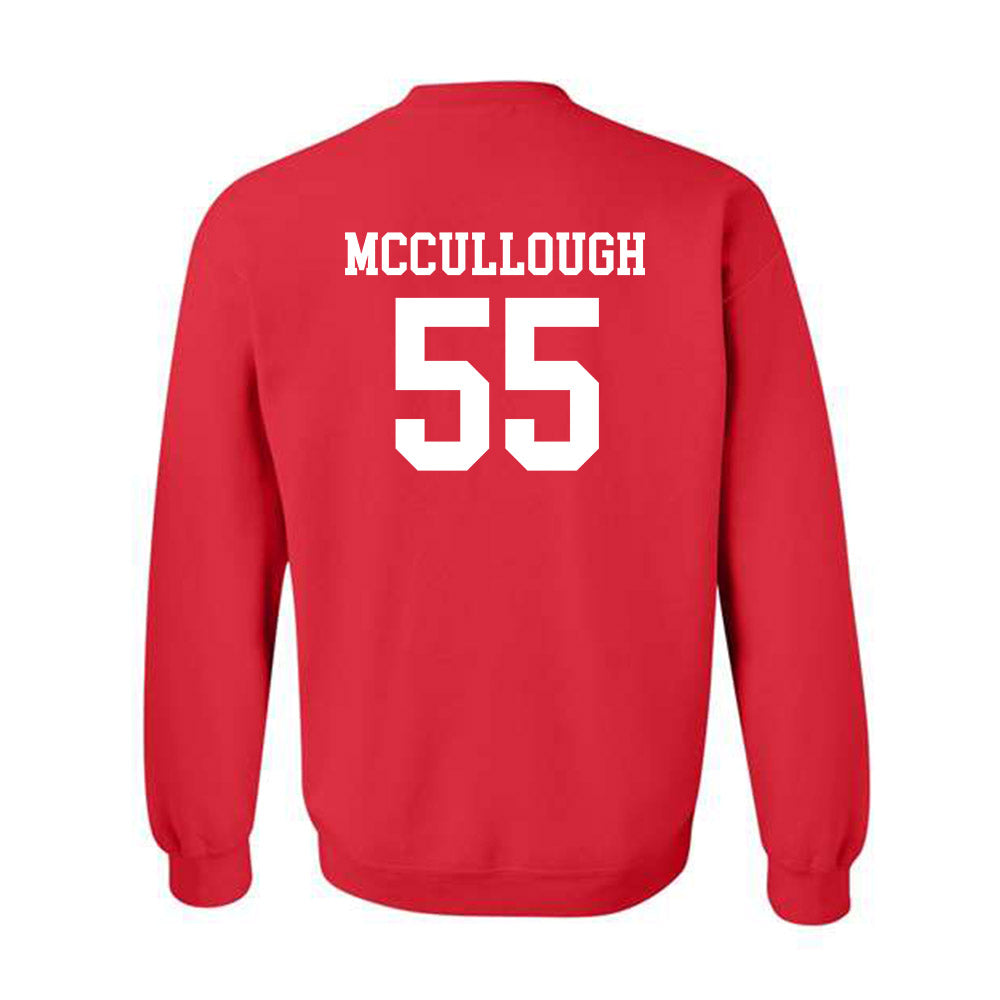 Rutgers - NCAA Men's Lacrosse : Charlie McCullough - Classic Shersey Crewneck Sweatshirt-1