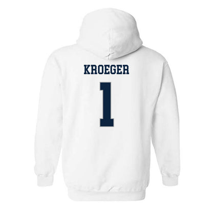 Xavier - NCAA Women's Volleyball : Sadie Kroeger - Classic Shersey Hooded Sweatshirt-1