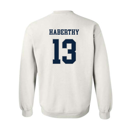 Xavier - NCAA Women's Volleyball : Addie Haberthy - Classic Shersey Crewneck Sweatshirt-1