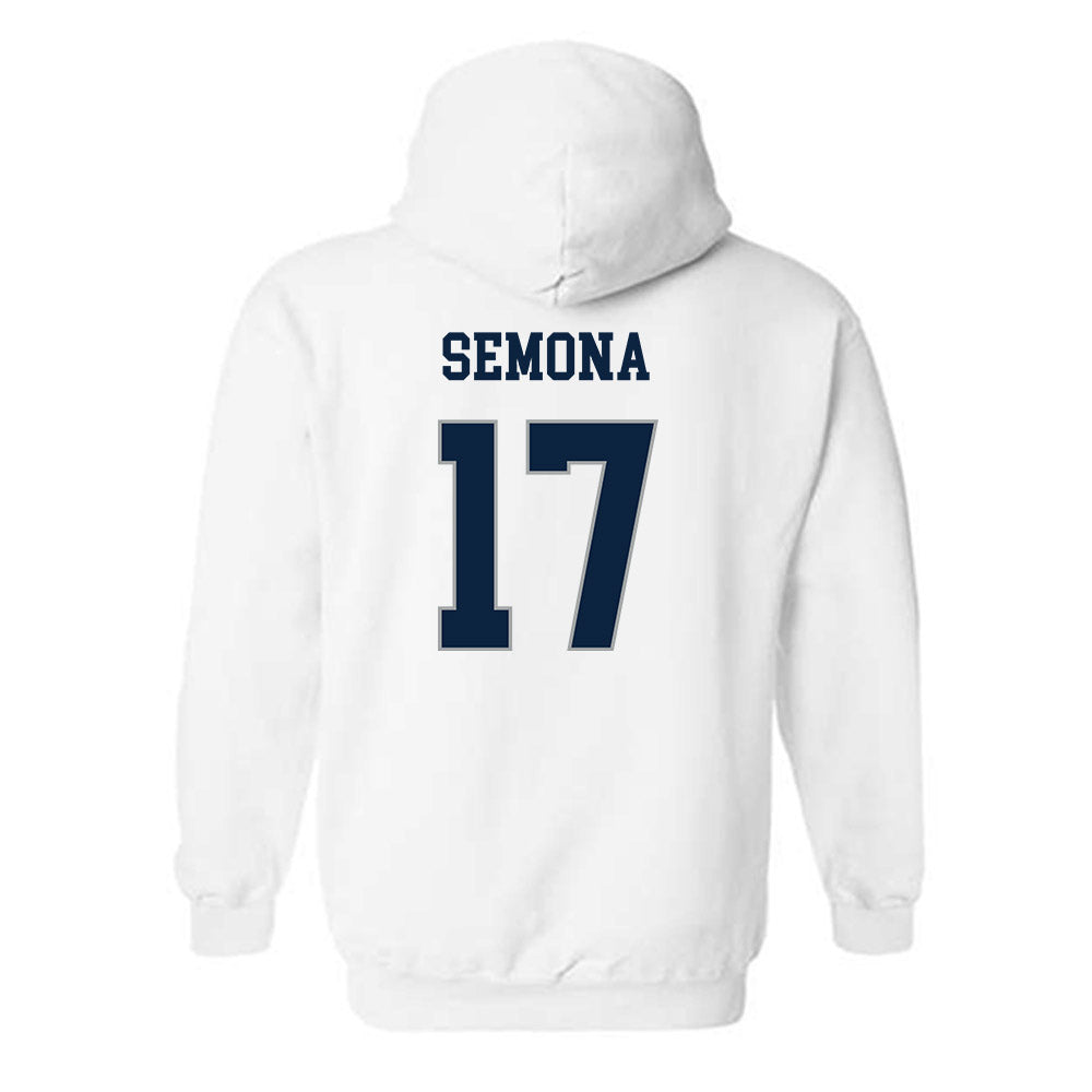 Xavier - NCAA Women's Volleyball : Gabby Semona - Classic Shersey Hooded Sweatshirt-1