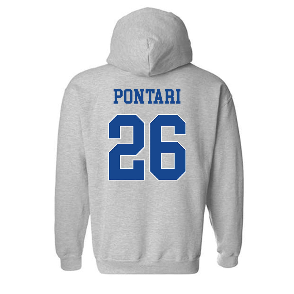 Seton Hall - NCAA Baseball : Matt Pontari - Classic Shersey Hooded Sweatshirt-1