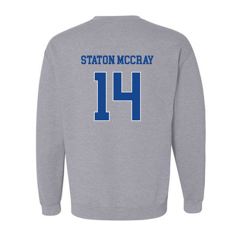  - NCAA Men's Basketball : AJ Staton McCray - Classic Shersey Crewneck Sweatshirt-1
