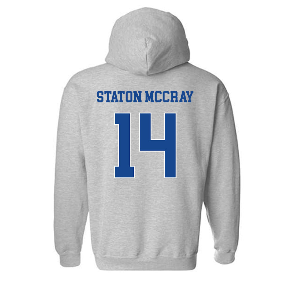 Seton Hall - NCAA Men's Basketball : AJ Staton McCray - Classic Shersey Hooded Sweatshirt-1