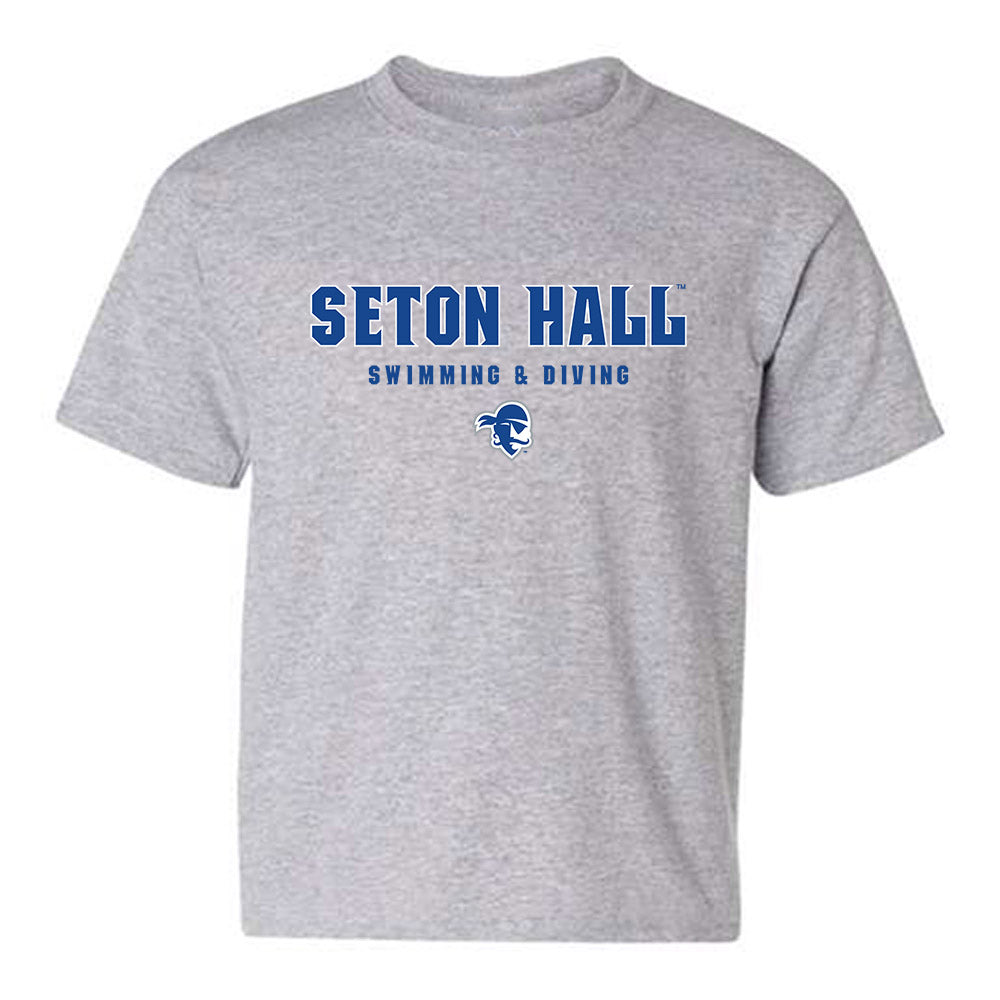 Seton Hall - NCAA Men's Swimming & Diving : Zach McLeod - Classic Shersey Youth T-Shirt-0