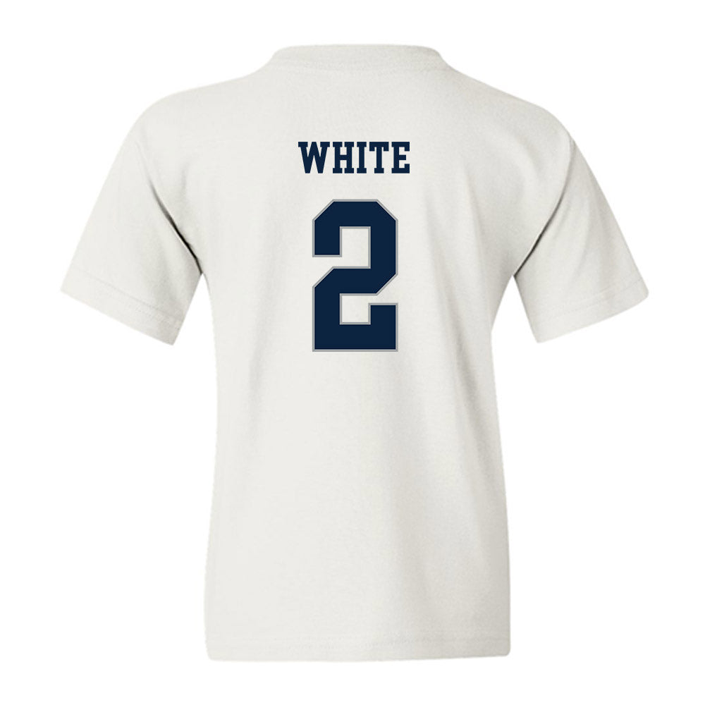 Xavier - NCAA Women's Basketball : Savannah White - Classic Shersey Youth T-Shirt-1