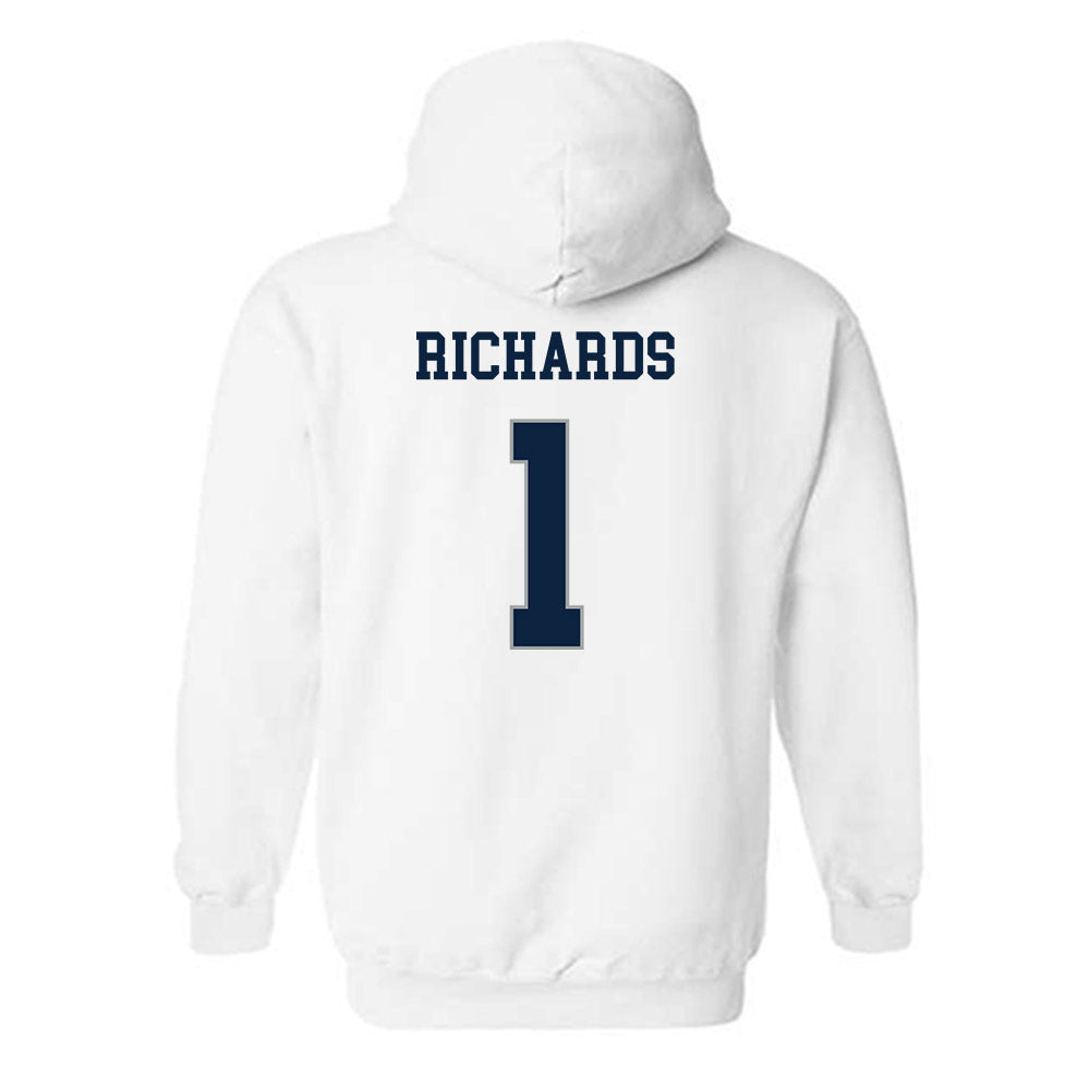 Xavier - NCAA Women's Basketball : Payton Richards - Classic Shersey Hooded Sweatshirt-1