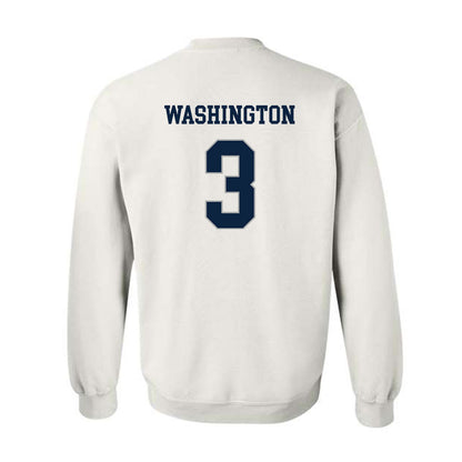Xavier - NCAA Men's Basketball : Tru Washington - Classic Shersey Crewneck Sweatshirt-1