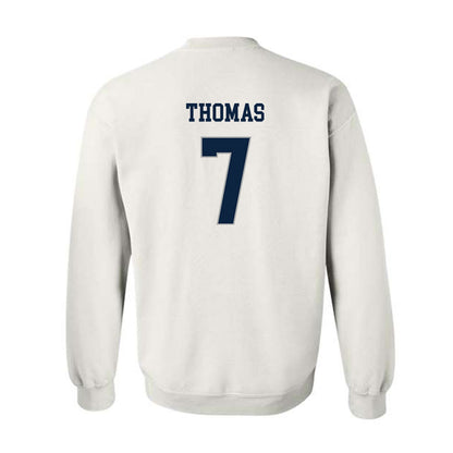 Xavier - NCAA Baseball : Tanner Thomas - Classic Shersey Crewneck Sweatshirt-1