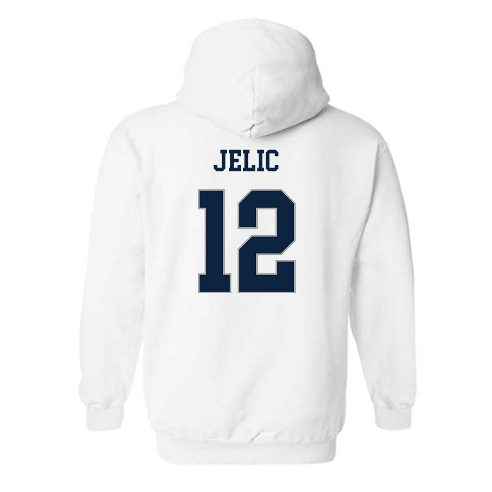 Xavier - NCAA Baseball : Jason Jelic - Classic Shersey Hooded Sweatshirt