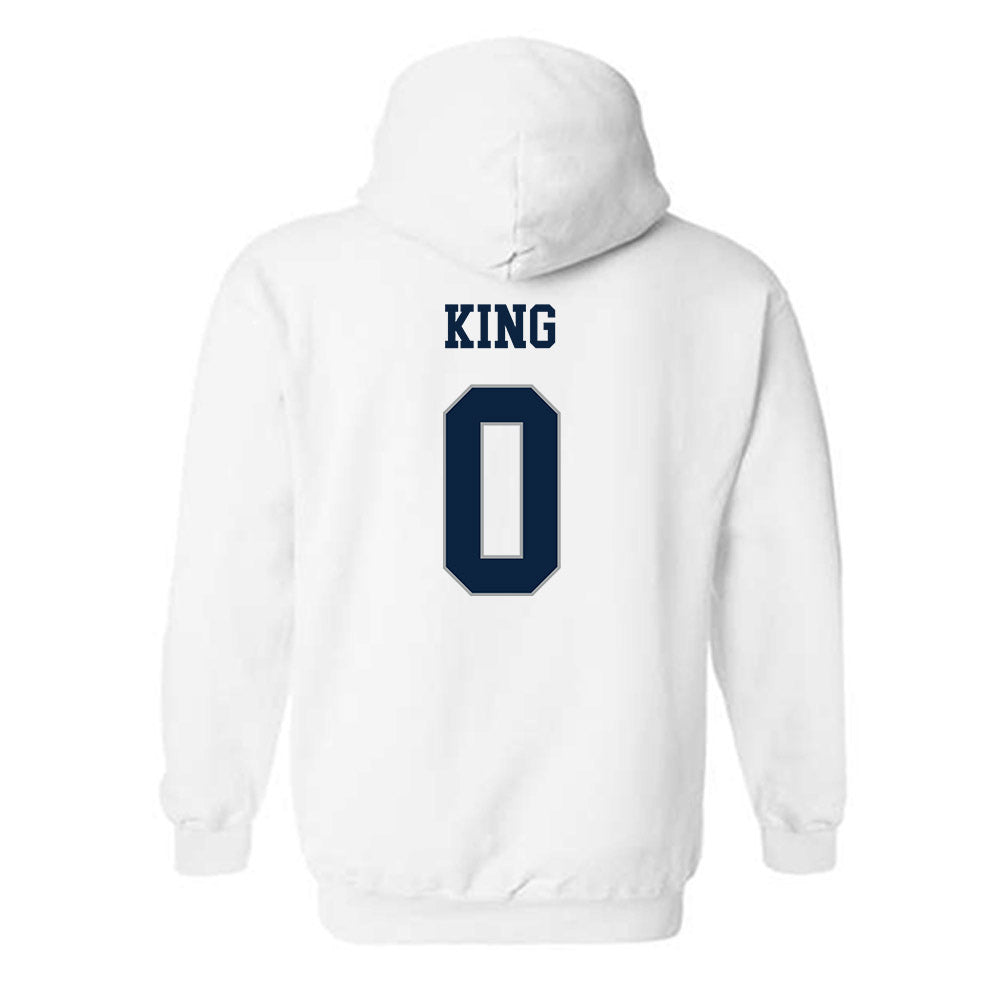 Xavier - NCAA Baseball : Alex King - Classic Shersey Hooded Sweatshirt-1