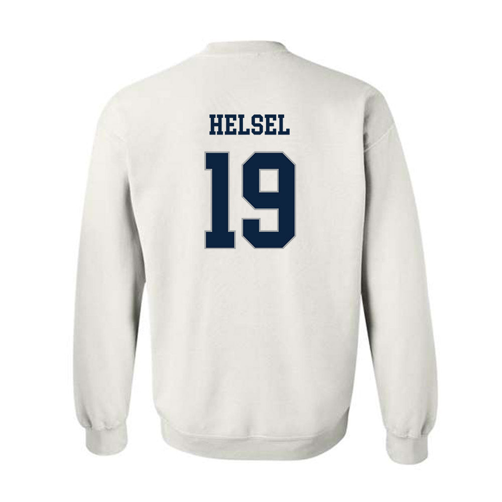 Xavier - NCAA Baseball : Garrett Helsel - Classic Shersey Crewneck Sweatshirt-1
