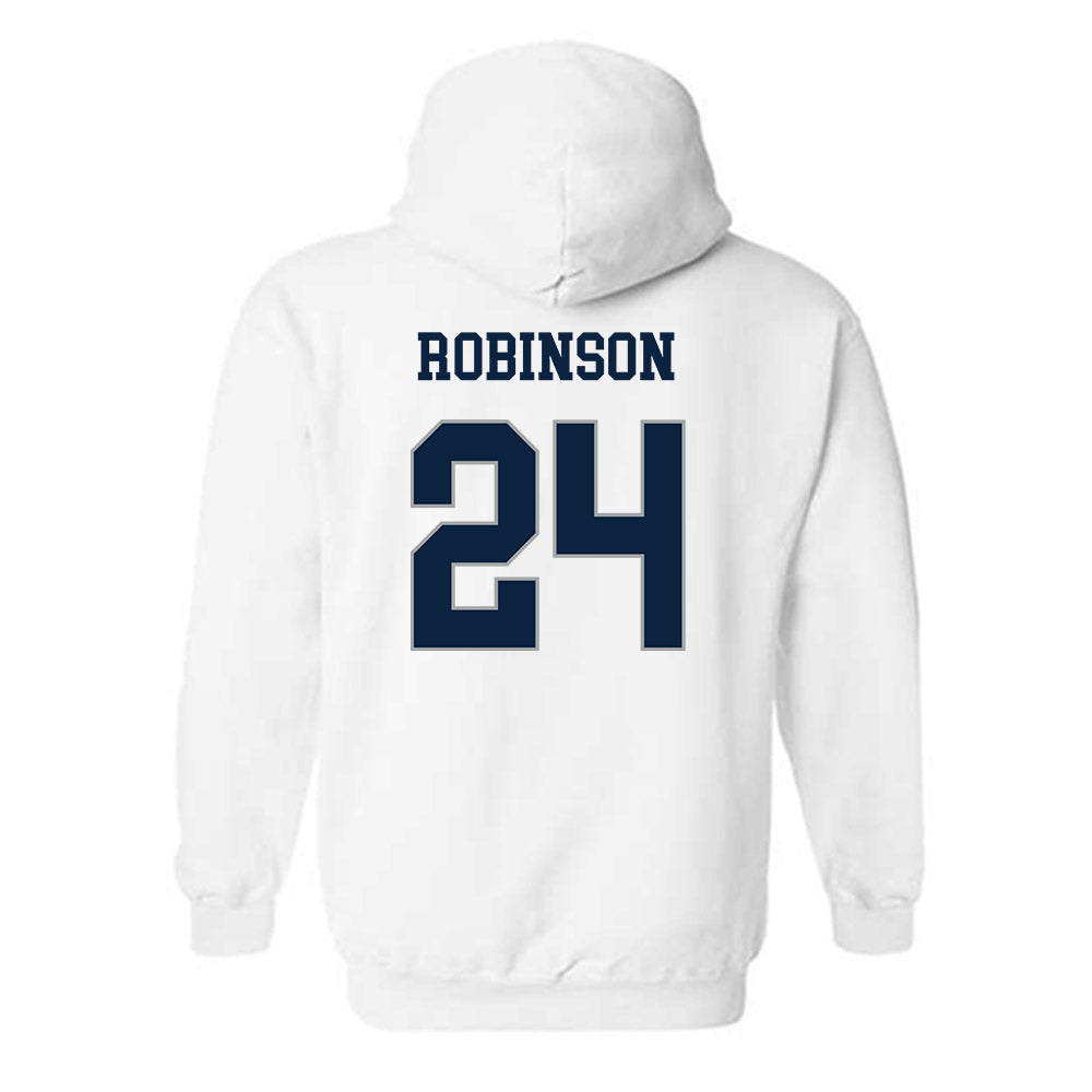 Xavier - NCAA Baseball : Cooper Robinson - Classic Shersey Hooded Sweatshirt-1