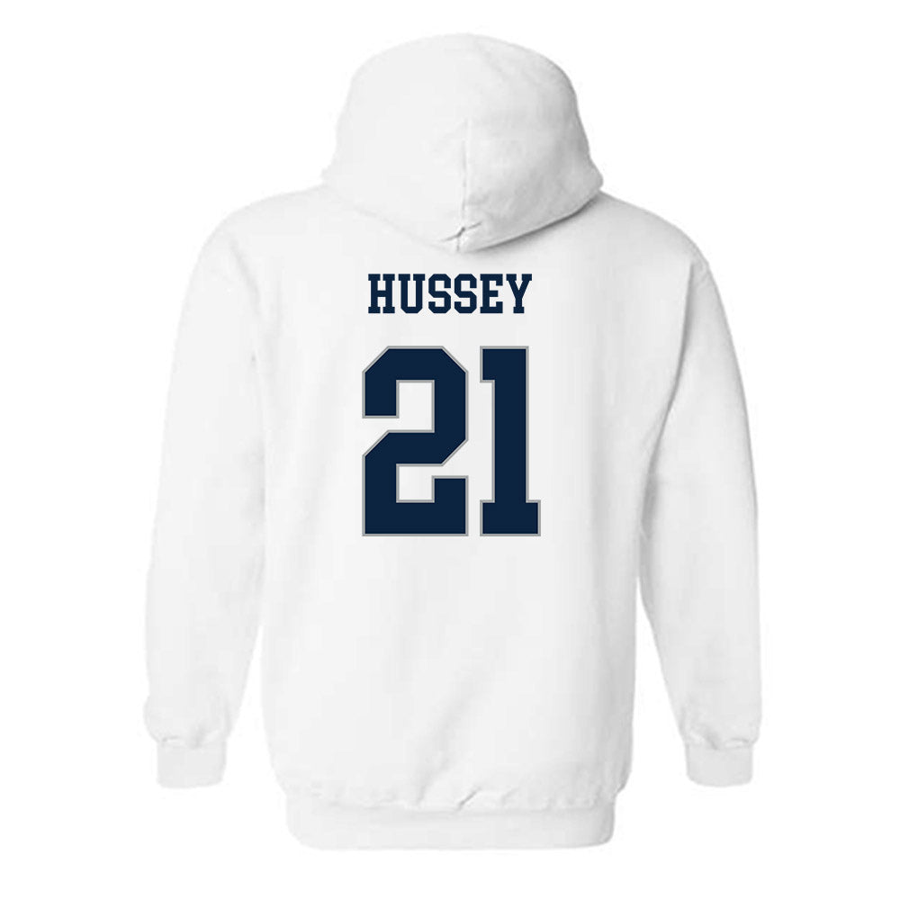 Xavier - NCAA Baseball : Ryan Hussey - Classic Shersey Hooded Sweatshirt-1