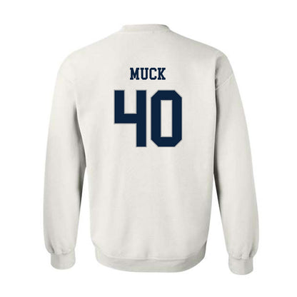 Xavier - NCAA Baseball : Karter Muck - Classic Shersey Crewneck Sweatshirt-1