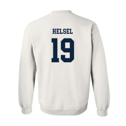 Xavier - NCAA Baseball : Garrett Helsel - Classic Shersey Crewneck Sweatshirt-1