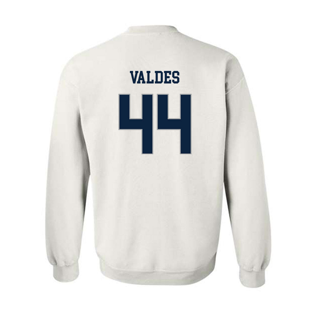 Xavier - NCAA Baseball : Jorge Valdes - Classic Shersey Crewneck Sweatshirt-1