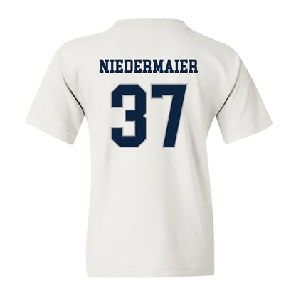 Xavier - NCAA Baseball : Roger Niedermaier - Classic Shersey Youth T-Shirt-1