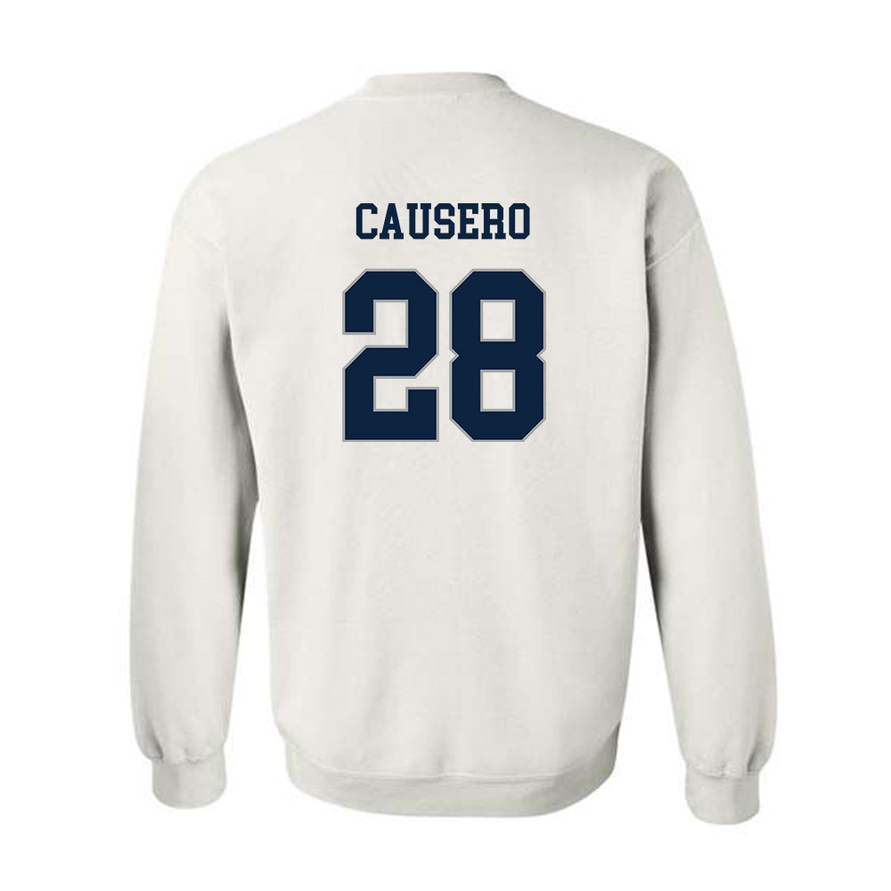 Xavier - NCAA Baseball : Lincoln Causero - Classic Shersey Crewneck Sweatshirt-1