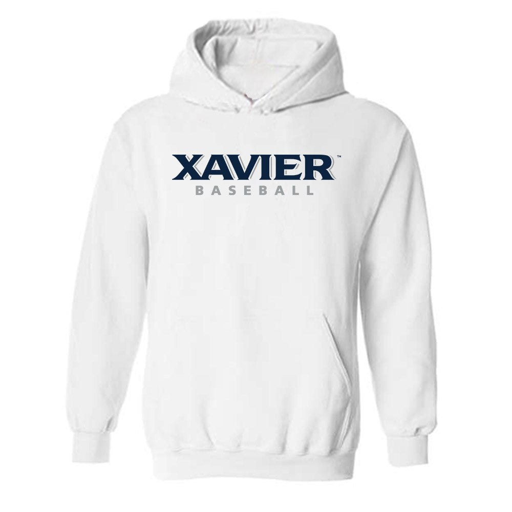 Xavier - NCAA Baseball : Clay Burdette - Classic Shersey Hooded Sweatshirt-0