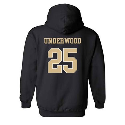 Wake Forest - NCAA Men's Basketball : Will Underwood - Classic Shersey Hooded Sweatshirt-1