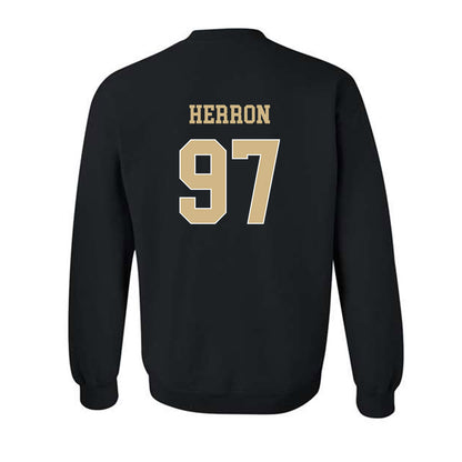 Wake Forest - NCAA Football : Matthew Herron - Classic Shersey Crewneck Sweatshirt-1