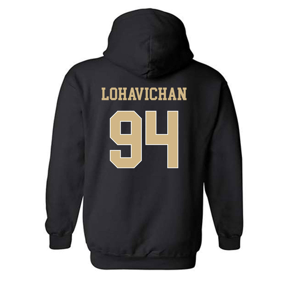 Wake Forest - NCAA Football : Zach Lohavichan - Classic Shersey Hooded Sweatshirt-1