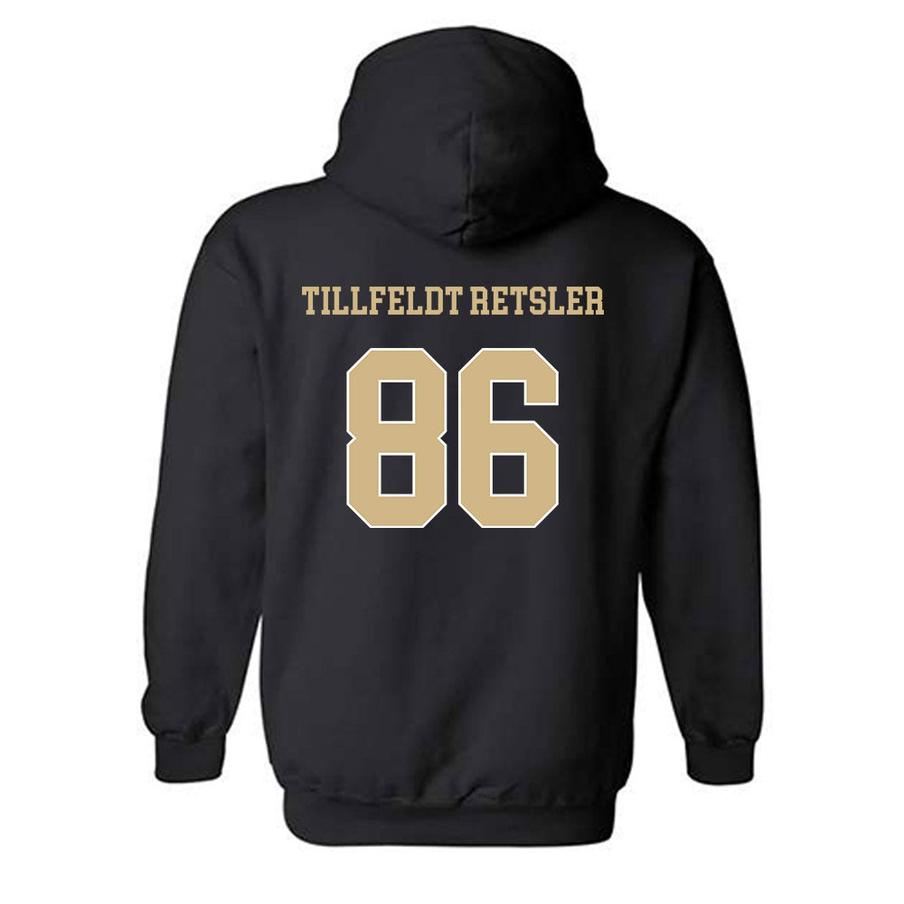 Wake Forest - NCAA Football : Maximilian Tillfeldt Retsler - Classic Shersey Hooded Sweatshirt-1