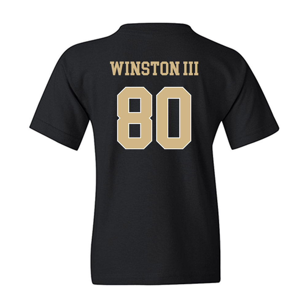 Wake Forest - NCAA Football : Braxton Winston III - Classic Shersey Youth T-Shirt-1