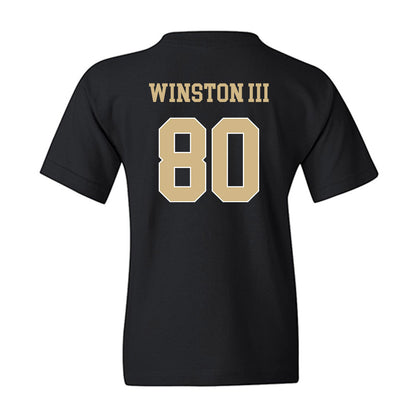 Wake Forest - NCAA Football : Braxton Winston III - Classic Shersey Youth T-Shirt-1
