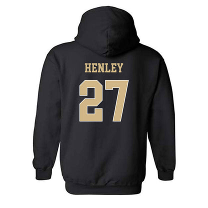 Wake Forest - NCAA Football : Ryan Henley - Classic Shersey Hooded Sweatshirt-1