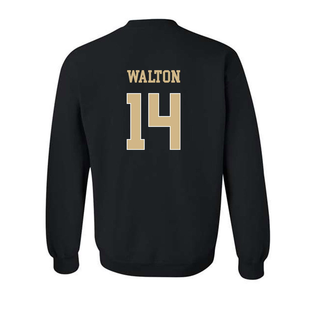 Wake Forest - NCAA Football : Tyler Walton - Classic Shersey Crewneck Sweatshirt-1