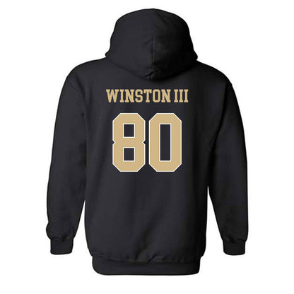Wake Forest - NCAA Football : Braxton Winston III - Classic Shersey Hooded Sweatshirt-1