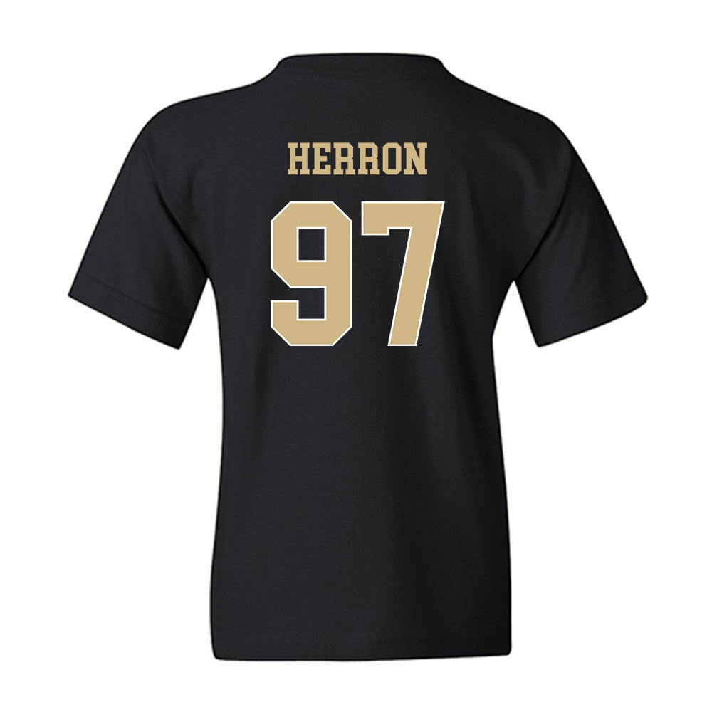 Wake Forest - NCAA Football : Matt Herron - Classic Shersey Youth T-Shirt-1