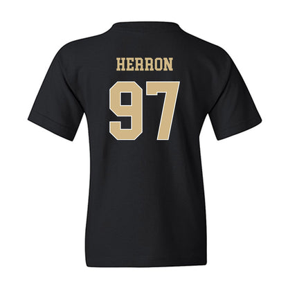 Wake Forest - NCAA Football : Matt Herron - Classic Shersey Youth T-Shirt-1