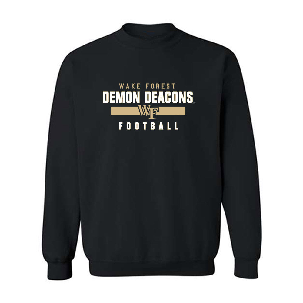 Wake Forest - NCAA Football : Brady Shust - Classic Shersey Crewneck Sweatshirt-0