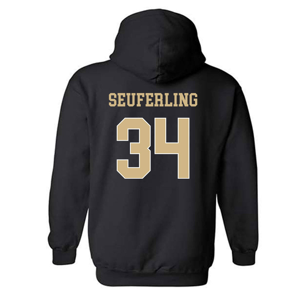 Wake Forest - NCAA Baseball : Grayden Seuferling - Classic Shersey Hooded Sweatshirt-1